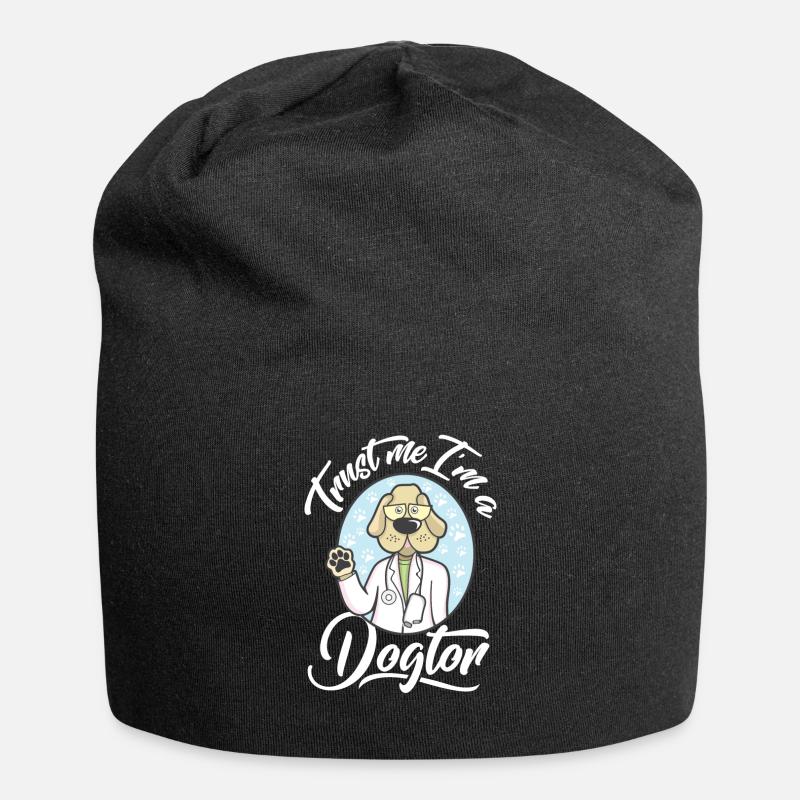 Arzt Doktor - Jersey-Beanie - Schwarz