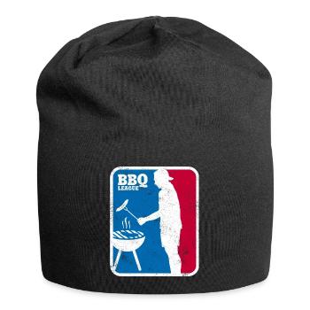 BBQ LIGA LOGO USED LOOK - Jersey-Beanie - Schwarz - Vorne