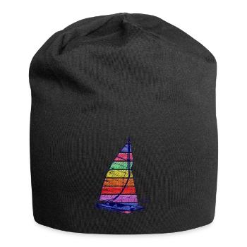 Catamaran Arc-en-ciel Liberté - Bonnet en jersey - noir - Devant