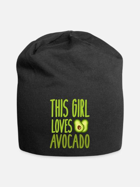Avocado - Jersey-Beanie - Schwarz