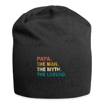 PAPA THE MAN THE MYTH THE LEGEND VINTAGE - Jersey Beanie - black - Front