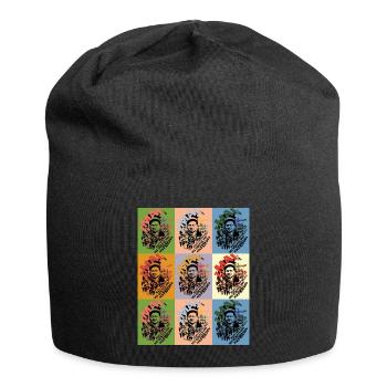 1. Mai DDR Pop Art - Jersey-Beanie - Schwarz - Vorne