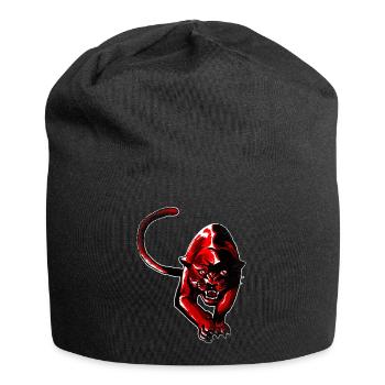 Red panther - Jersey Beanie - black - Front