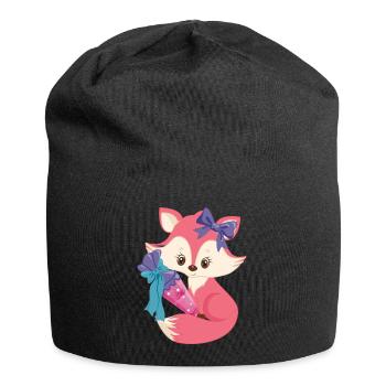 Schoolchild Fuchs schooling 1st class cartable - Bonnet en jersey - noir - Devant