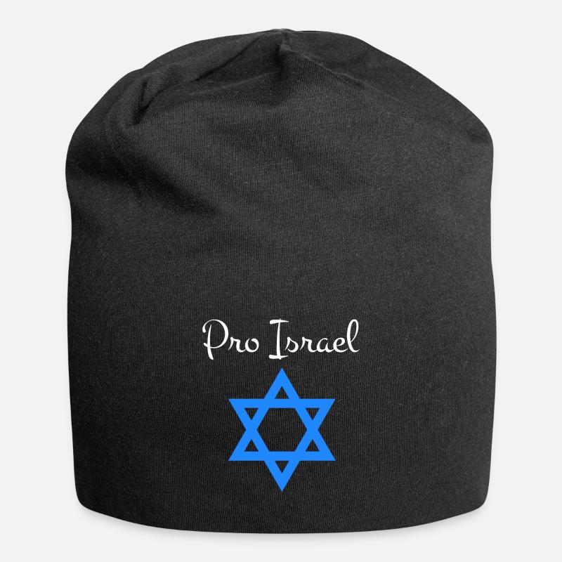 Israël - Bonnet en jersey - noir