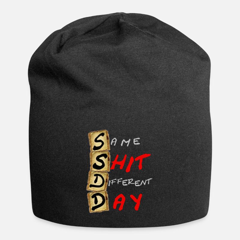 SSDD Same Shit Different Day - Jersey Beanie - black