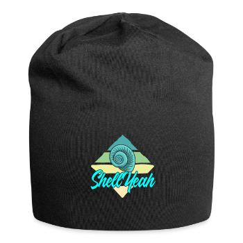 Shell ouais - Bonnet en jersey - noir - Devant