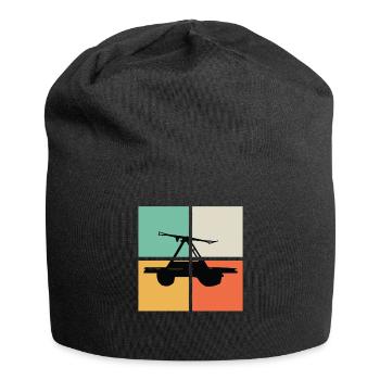 RETRO HANDCAR - Bonnet en jersey - noir - Devant