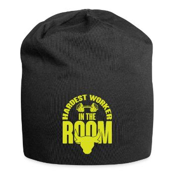 LE PLUS HAUT TRAVAILLEUR DE LA CHAMBRE Muscle Shirt Power Lift - Bonnet en jersey - noir - Devant