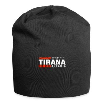 Great Albania Gift Idea - Jersey Beanie - black - Front