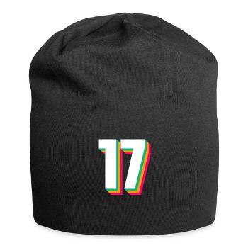 17 - Jersey Beanie - black - Front