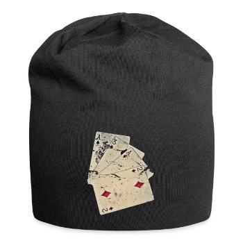 A3A2 ACAB Spielkarte - Jersey-Beanie - Schwarz - Vorne