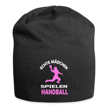 Mädchen Handball Spielerin Spruch Handballerin - Jersey-Beanie - Schwarz - Vorne