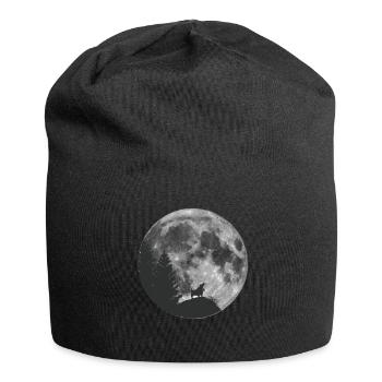Dachshund Teckel Dachshund moon dog badger gift - Jersey Beanie - black - Front