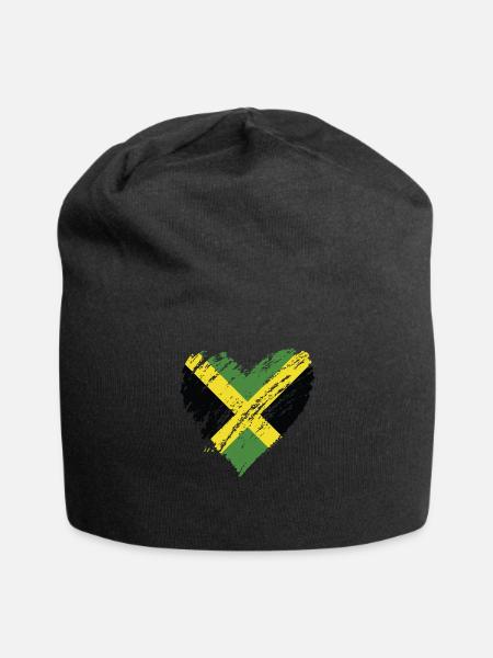 jamaica - Jersey-Beanie - Schwarz