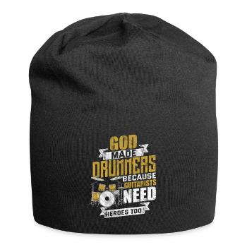 Tambours batteur baguettes tambour - Bonnet en jersey - noir - Devant