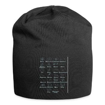 Geeks - Bonnet en jersey - noir - Devant