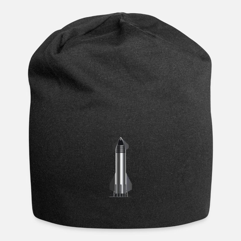 Starship SN8 gelandet (Update 2020) - Jersey-Beanie - Schwarz