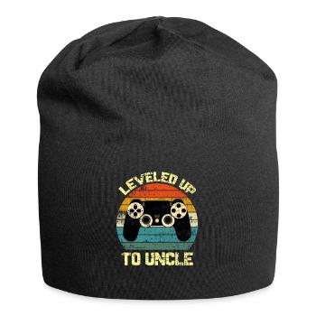 Nouveau cadeau d'oncle / mis à niveau pour les t-shirts de l'oncle / cadeau pour - Bonnet en jersey - noir - Devant