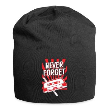 Never Forget Audio Cassette 70s 80s 90s poison - Jersey-Beanie - Schwarz - Vorne