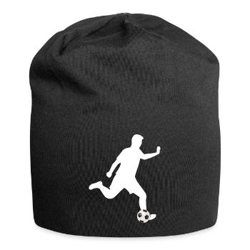 Footballeurs footballeurs - Bonnet en jersey - noir - Devant