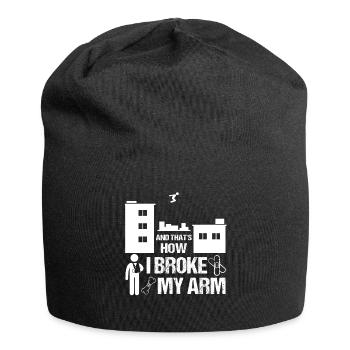 Parkour bras cassé bras cassure cadeau homme garçon - Bonnet en jersey - noir - Devant