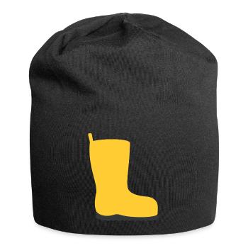 rubber boot - Jersey Beanie - black - Front