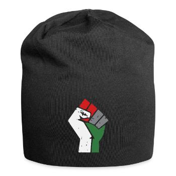 Free Gaza Palestine Fist - Jersey Beanie - black - Front