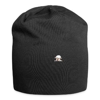 Lämmchen Lämmlein Baby Sheep little sheep - Jersey Beanie - black - Front