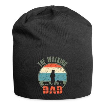 Le père de La Walking - Bonnet en jersey - noir - Devant