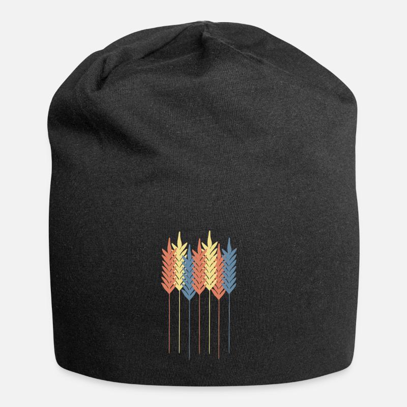Cereals Field - Jersey Beanie - black