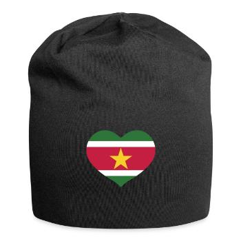 HEART SURINAME - Jersey Beanie - black - Front
