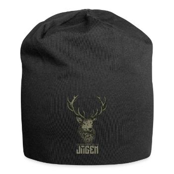 Jäger geboren zum Jagen - Jersey-Beanie - Schwarz - Vorne