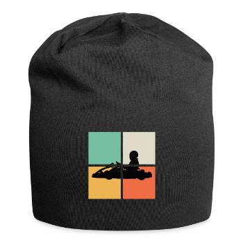 HIPSTER GO-CART - Bonnet en jersey - noir - Devant