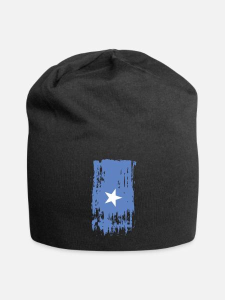 Somalia Somalia Somalia - Jersey-Beanie - Schwarz