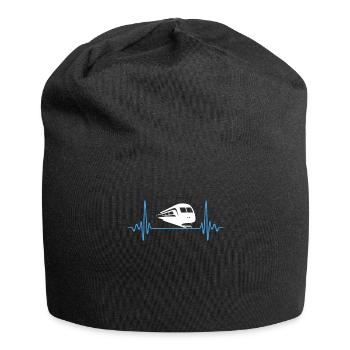 SUBWAY BLUE - Jersey Beanie - black - Front