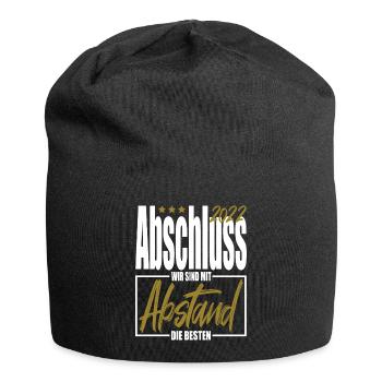 Abschluss 2022 Gold AK 22 cooles Outfit - Jersey-Beanie - Schwarz - Vorne