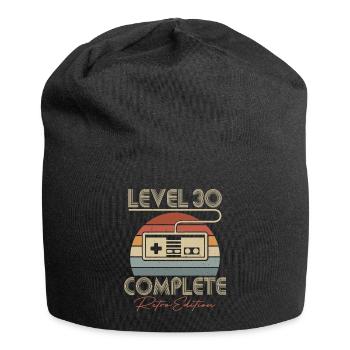 30e anniversaire Niveau 30 Complet Cadeau de 30 ans - Bonnet en jersey - noir - Devant