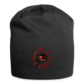 Vegvisir Odin avec Hugin et Munin - Vikings - Bonnet en jersey - noir - Devant