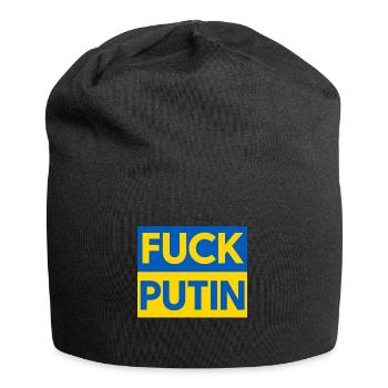 Ukraine - Jersey-Beanie - Schwarz - Vorne