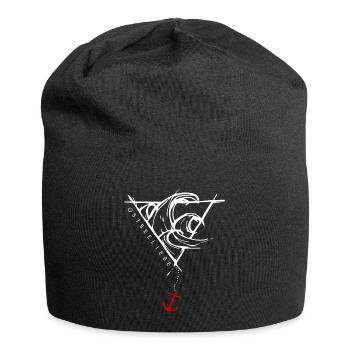OSTSEELIEBE - AnkerVerrückt nach Meer - DesignArt - Jersey-Beanie - Schwarz - Vorne