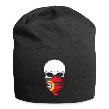 Dia De Los Muertos - Portugal Skull - Jersey-Beanie - Schwarz - Vorne