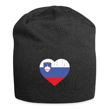SLOVENIA - Jersey Beanie - charcoal grey - Front