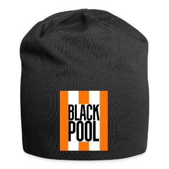 Blackpool - Jersey-Beanie - Schwarz - Vorne