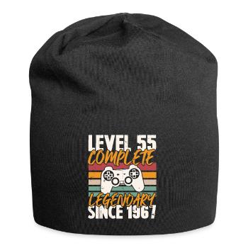 Niveau 55 Complet Vintage Anniversaire 55 Ans - Bonnet en jersey - noir - Devant