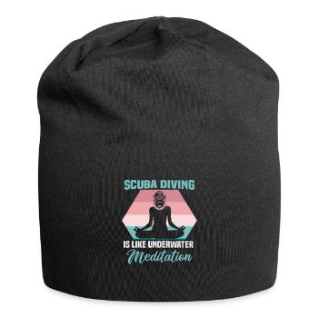 Scuba Diver Design Instructor Snorkeling - Jersey Beanie - black - Front
