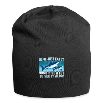 Sporttaucher Design Tauchlehrer Schnorcheln - Jersey-Beanie - Schwarz - Vorne