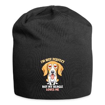 Dog saying Beagle design pour les amoureux des chiens - Bonnet en jersey - noir - Devant