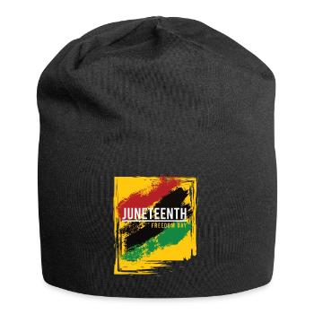 JUNETEENTH - FREEDOM DAY - Jersey Beanie - black - Front