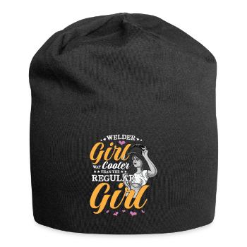 Conception de spruch de soudeur pour les métallurgistes - Bonnet en jersey - noir - Devant